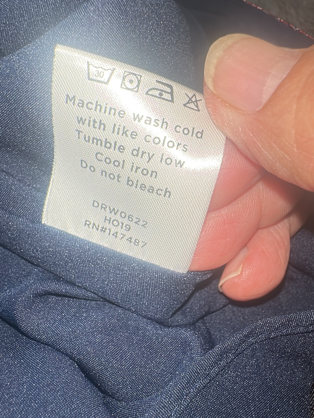 Draper James NWT JACQUARD Dress Navy with Metallic Pink Floral. Pit-pit20 (mix51 - Picture 11 of 13